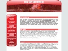 Tablet Screenshot of fireexitequipment.com
